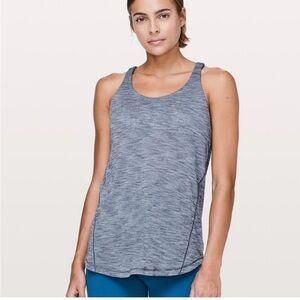 Lululemon Athletica Gray Sleeveless Relaxed Tank Top